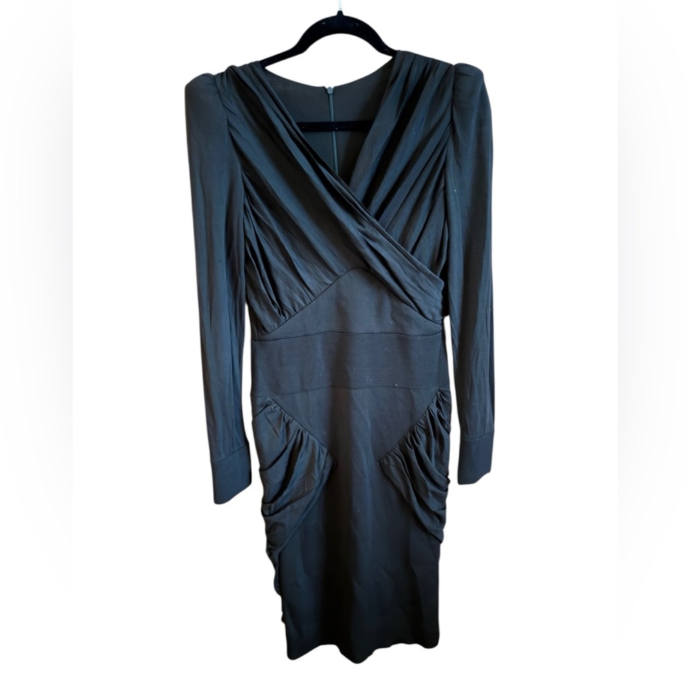 Giovannini Green Wool Dress